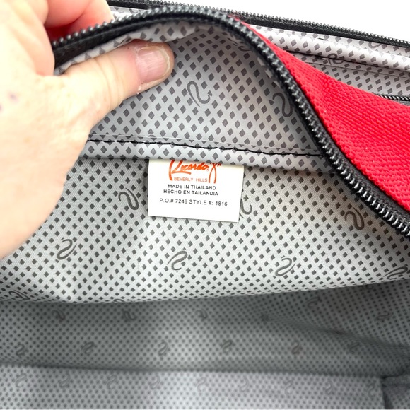 Ricardo Beverly Hills Large Red Weekend Duffle - Picture 11 of 13